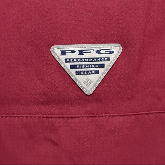 Columbia PFG, men’s Florida State University garnet fishing shirt size XXL - Picture 8 of 13
